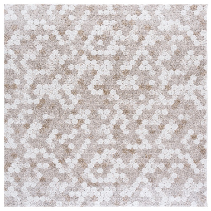 Northport Performance Abstract Rug, Square 6'7"