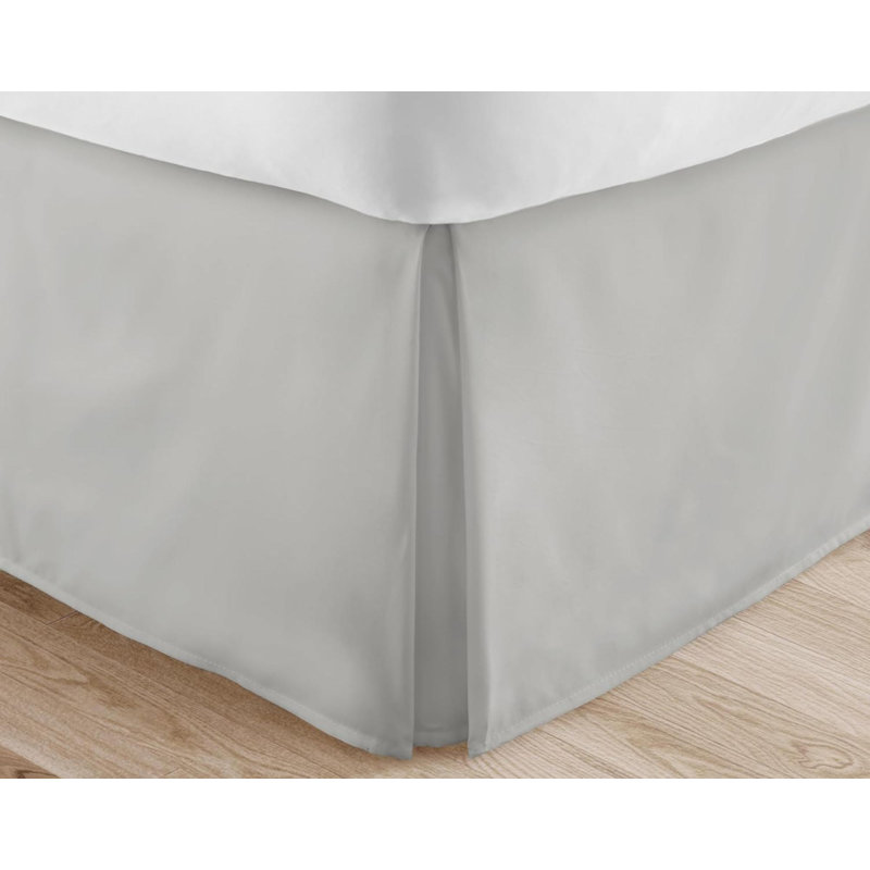 Jupe de lit - Microfibre ultra douce - Qualité d'hôtel facile à installer, résistante au rétrécissement et à la décoloration - Housse de lit - Ensemble de grand lit - Décoration de chambre à coucher
