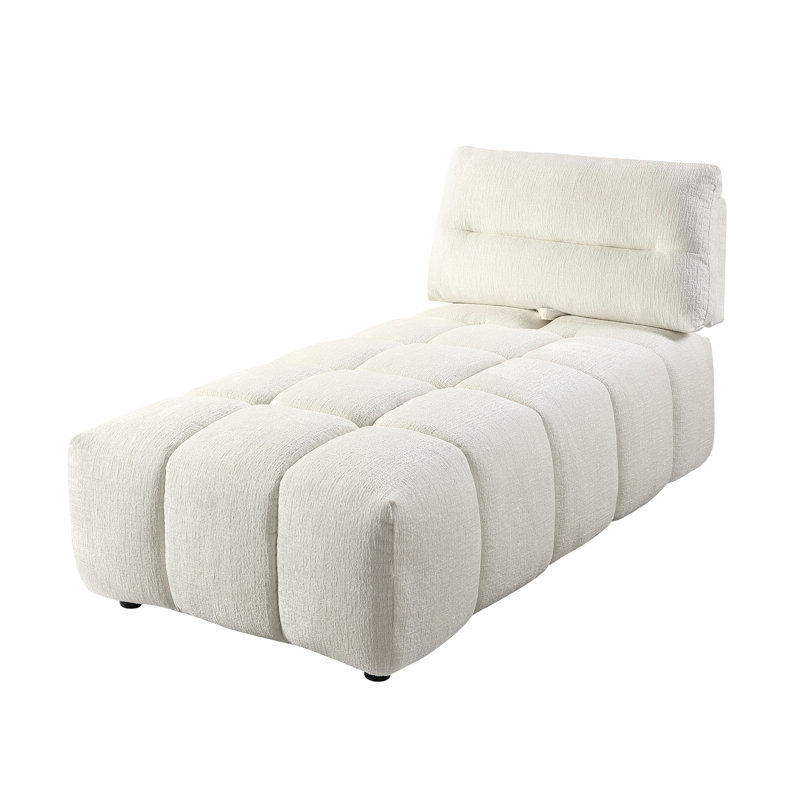 Chaise sans accoudoirs modulaire contemporaine Cristeen - beige