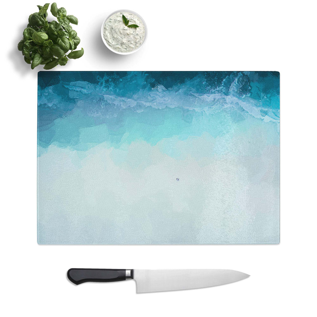 Tempered Glass Beach in the Maldives Chopping Board