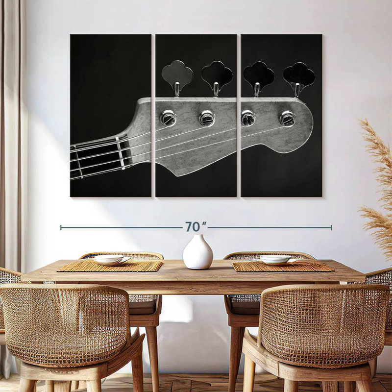 Tête de guitare Abarca, H 42 po x l 65 po