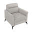 Chaise de salon moderne rembourrée en microfibre avec coussins confortables-1403716561