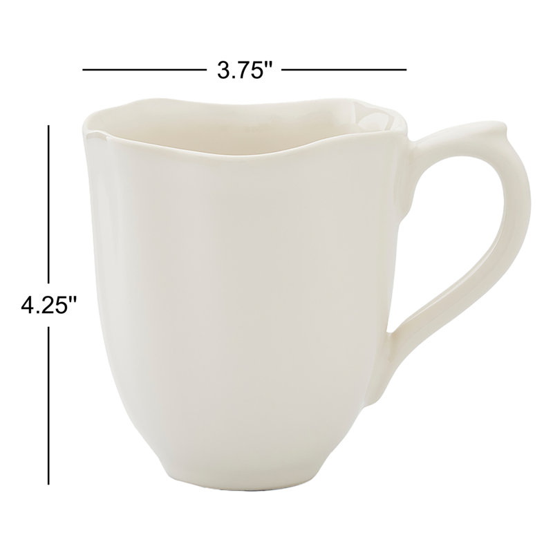 Portmeirion Sophie Conran blanc tasse 14 oz Floret blanc
