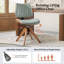 Chaise de bureau pivotante rembourrée Oswina-1749514882