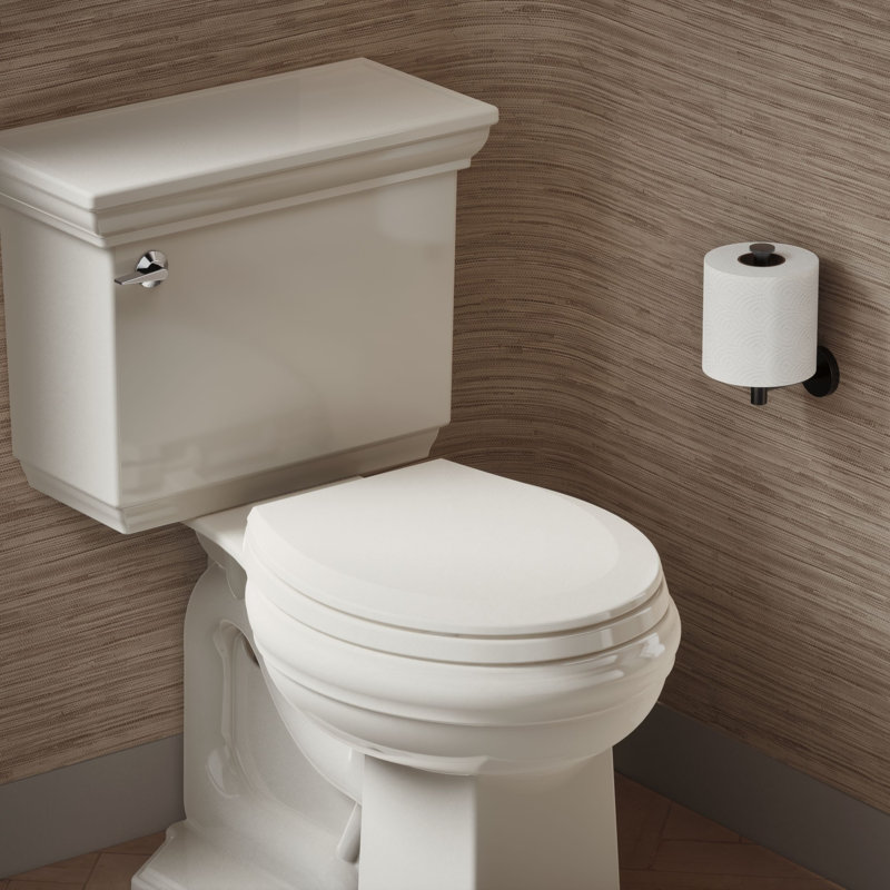 Lustra with Quick-Release Hinges Toilet Seat, Innocent Blush, Round