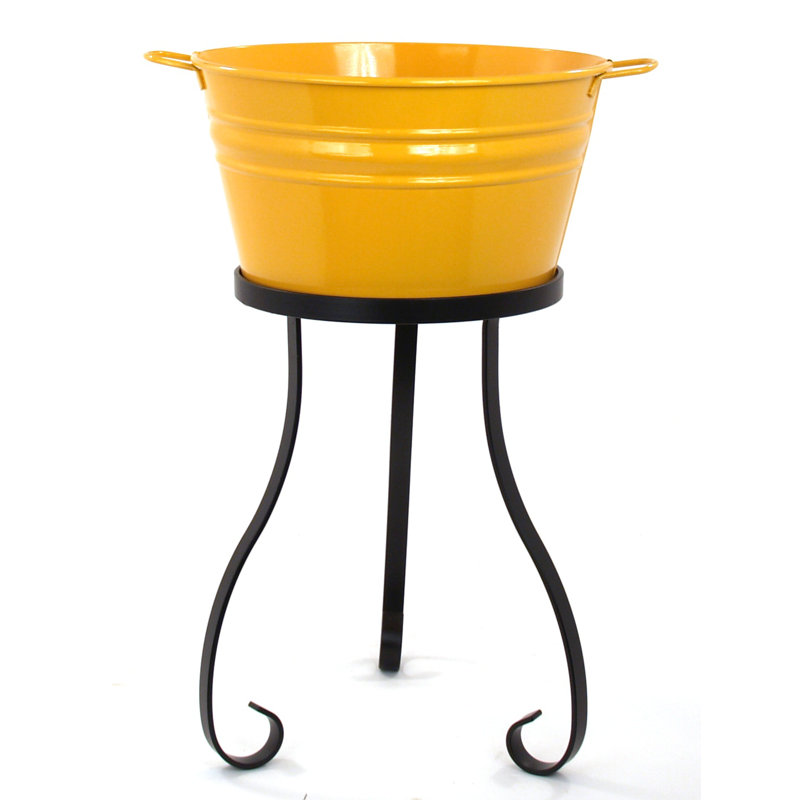 Krawczyk Metal Beverage Tub, Saffron