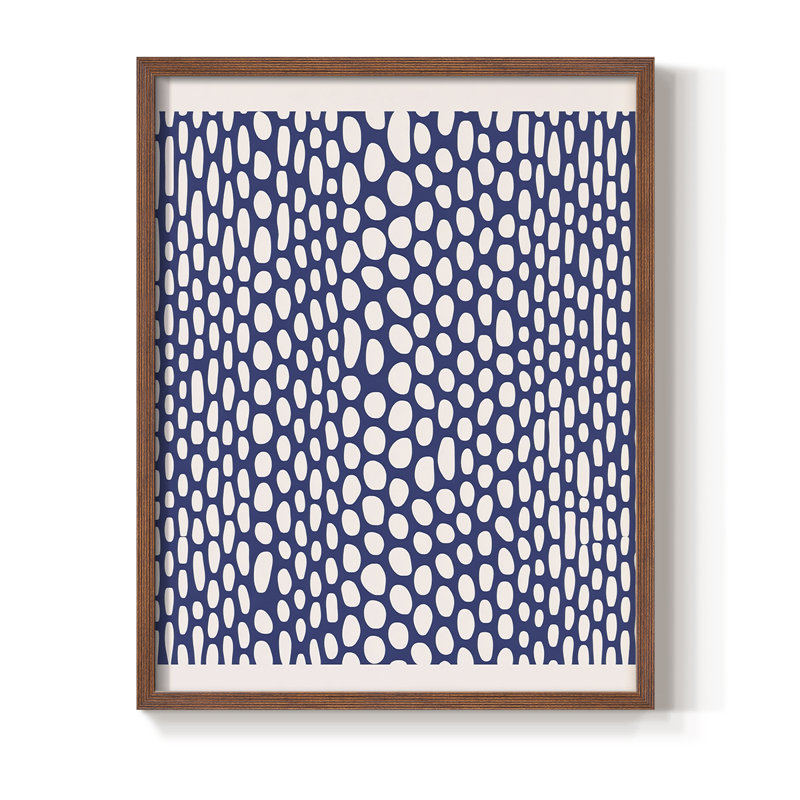 «Abstract CDLII», reproduction encadrée - prête à être accrochée - fabriquée aux États-Unis, H 10 po x l 8 po, Brun