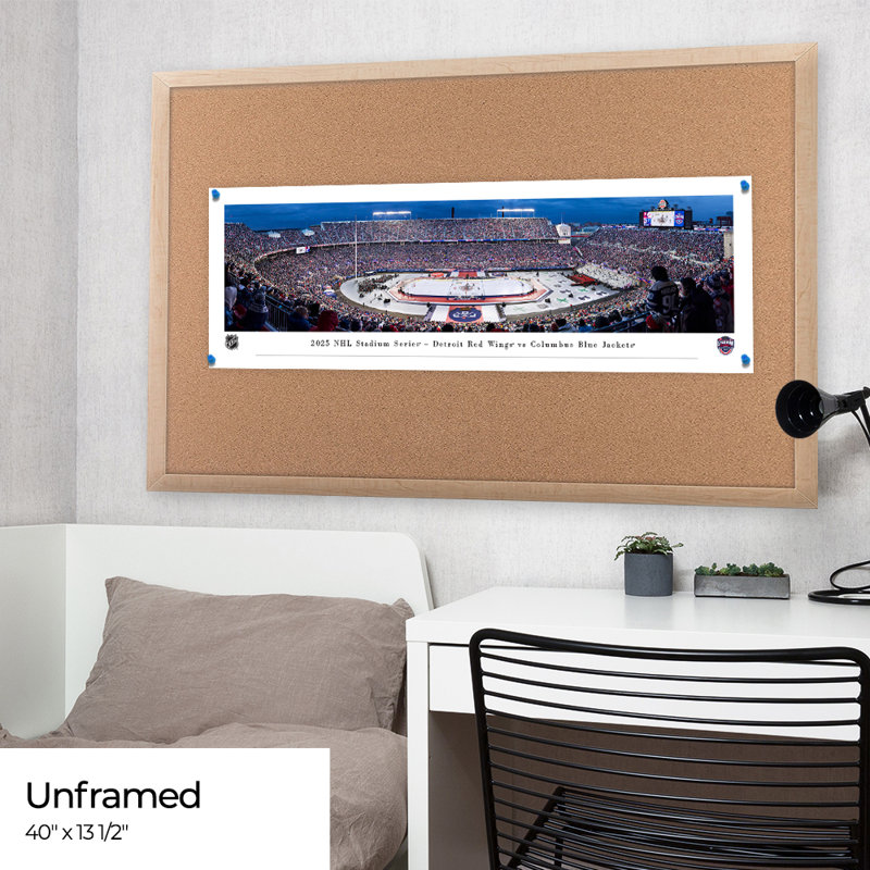 2025 NHL Stadium Series, Detroit Red Wings vs Columbus Blue Jackets - Unframed