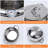 Deep Fryer Pot Tempura Frying Pan 304 Stainless Steel Flat Bottom Japanese Style 