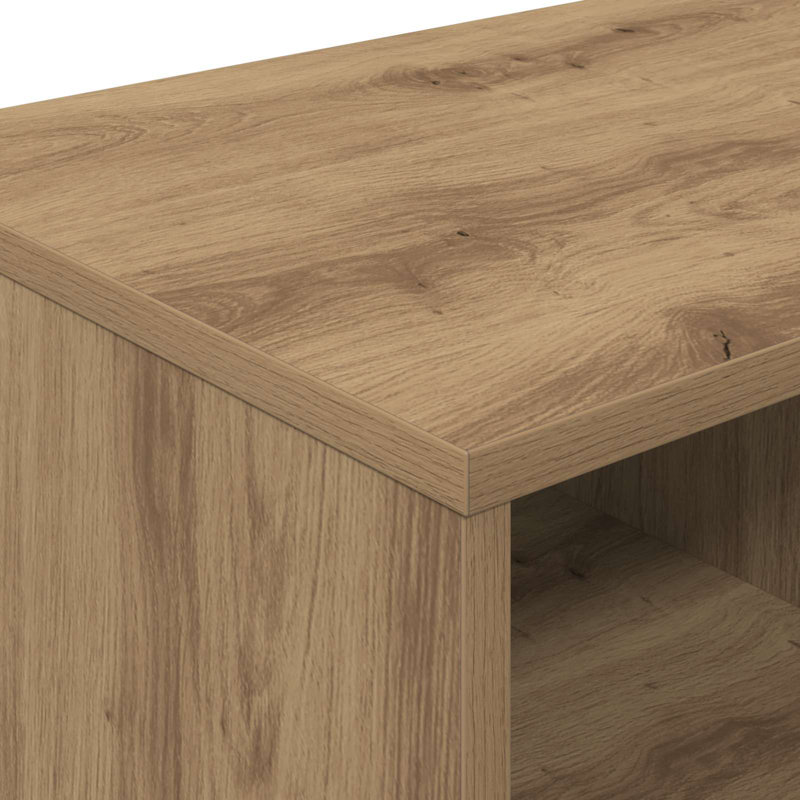 66 cm W Bedside Table, Artisan Oak