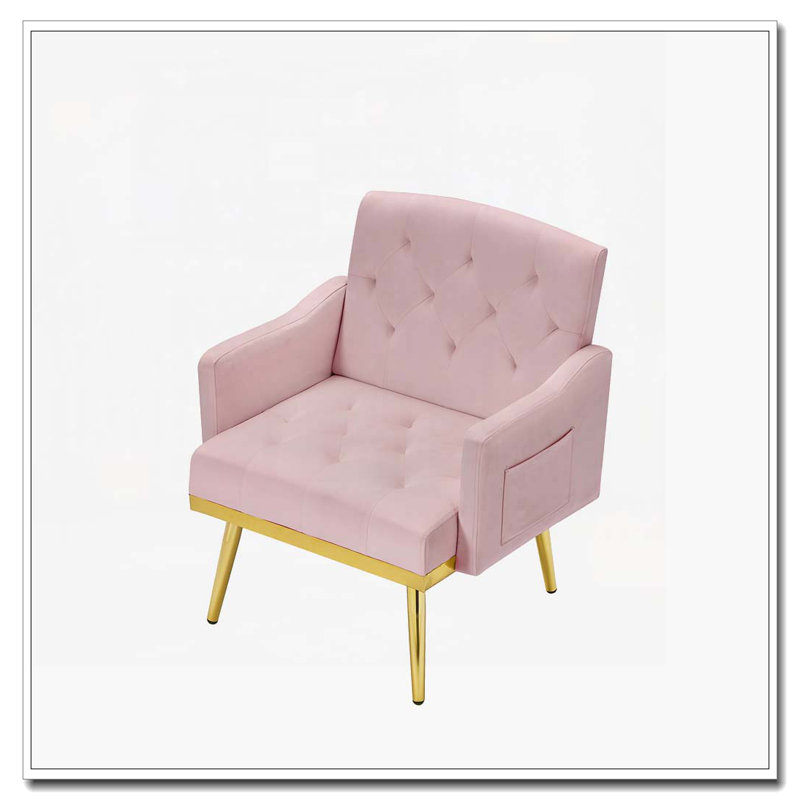 Fauteuil d'appoint en velours