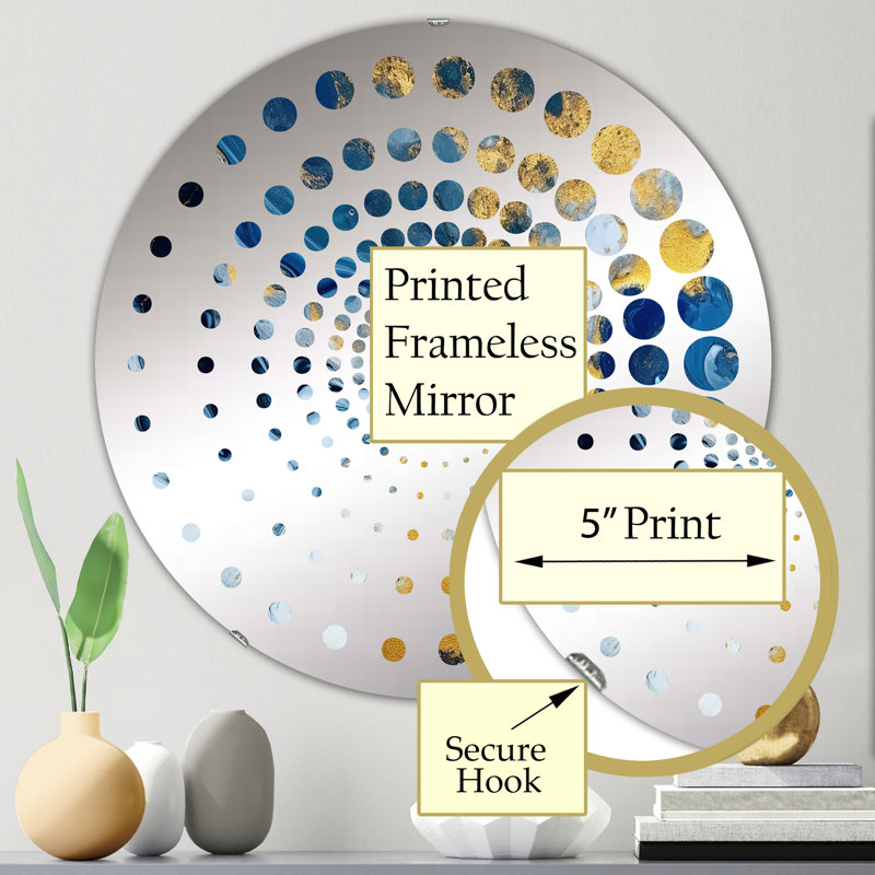 Haruto Circle Mirror, 23.6" x 23.6"