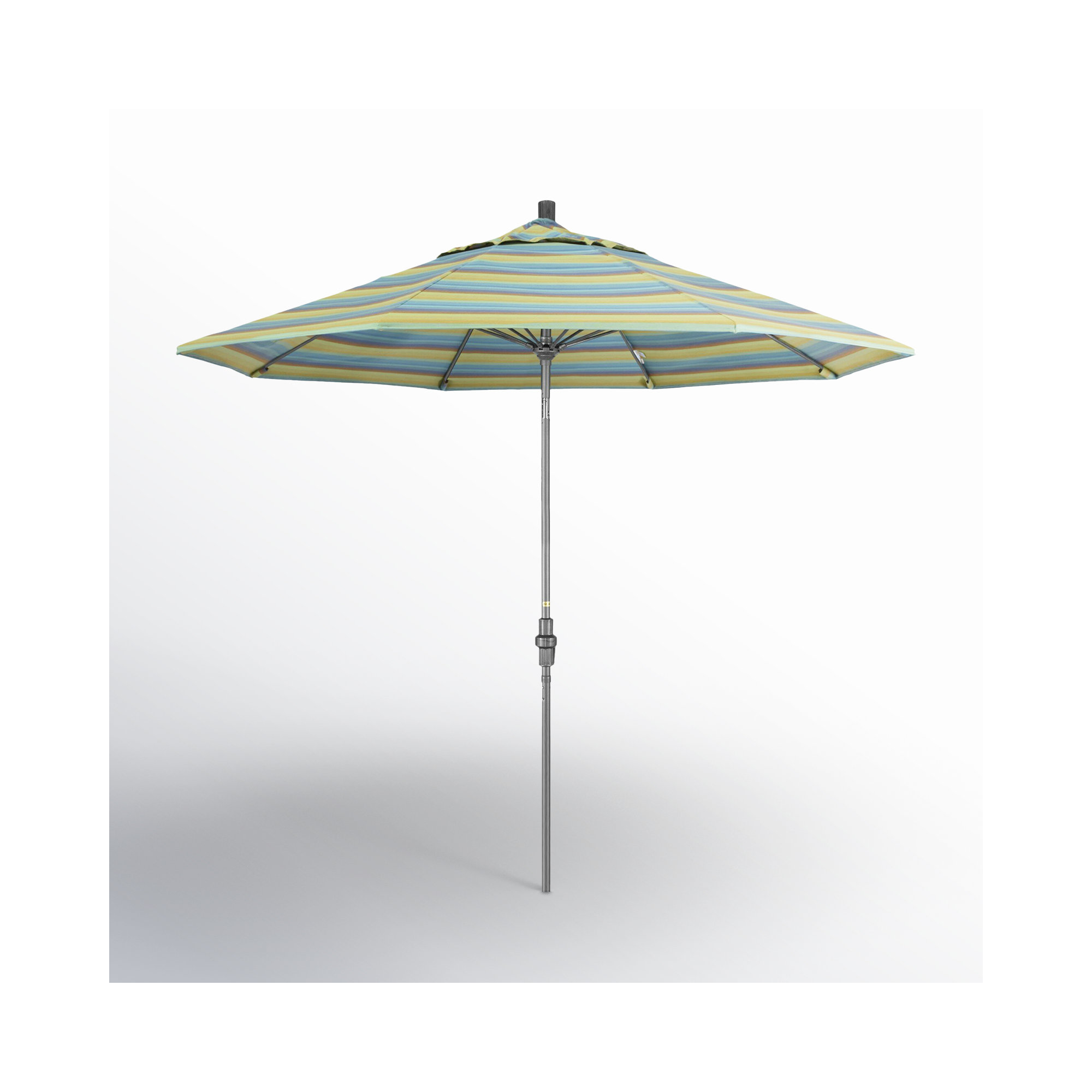 Roverta 9' Market Sunbrella® Umbrella, Astoria Lagoon Sunbrella®, Black