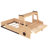 Twin-Size Kids Car Floor Bed with Storage Drawers, Window & Desk, Fun Child Car-Shaped Design, White-2042061765-2042061762
