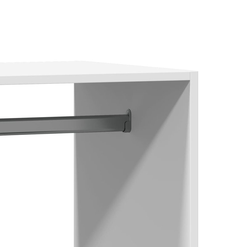 Wardrobe 77X48x102 Cm Engineered Wood, White