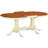 9 Piece Dining Set Includes an Oval Dining Table with Butterfly Leaf and 8 Kitchen Chairs, Buttermilk & Cherry-18826278-49667969