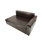 Canapé-lit inclinable en cuir synthétique brun L 30 po x 20 po x 13 po Perrytown