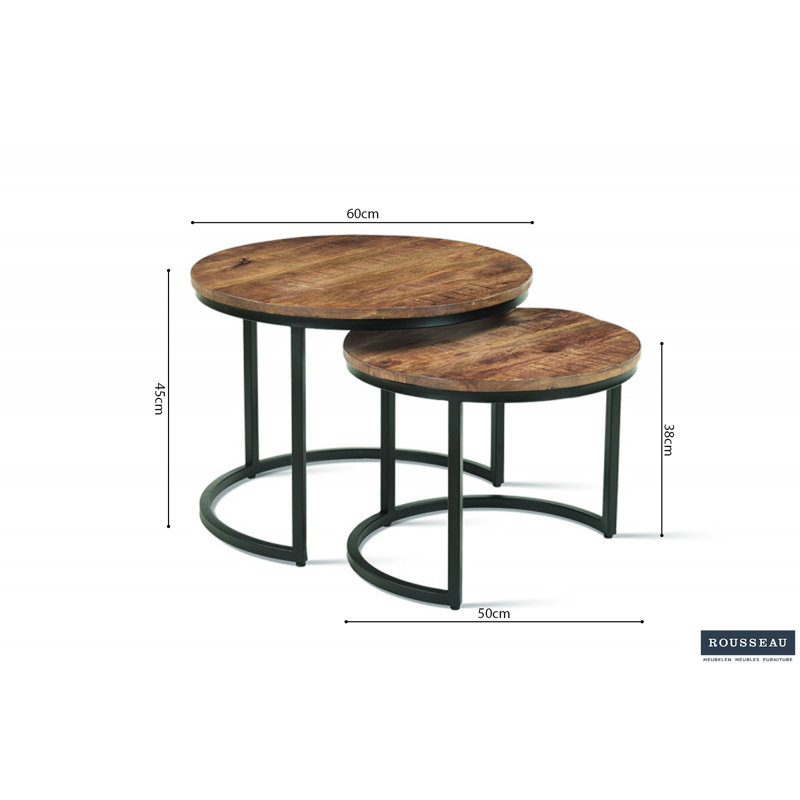 Goja Coffee Table, Mango Natural 