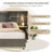 Calviano Upholstered Platform Bed With Wingback Headboard, LED Lighting, And Storage Side Panels-117216290-117216292