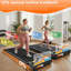 Tapis de marche 3,5 hp avec tapis de massage pour les pieds, tapis de marche polyvalent avec inclinaison et poignée-133868197