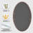Oval Mirror Bathroom Vanity Mirror Metal Framed Wall-Mounted Mirrors for Bathroom-64922035-64922029