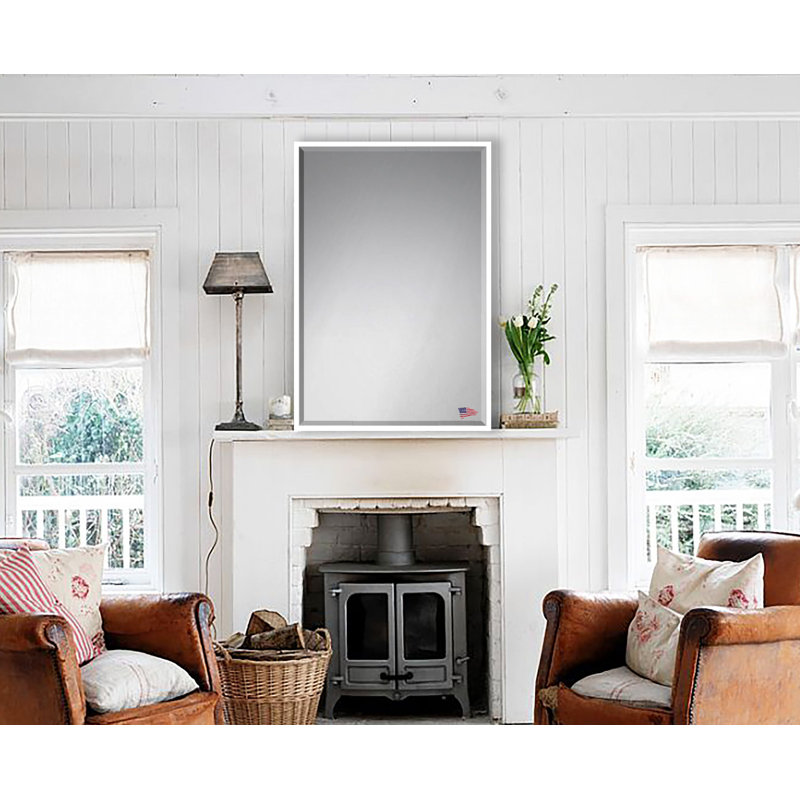 Rashedah Metal Flat Wall Mirror, 26.43" H x 22.43" W