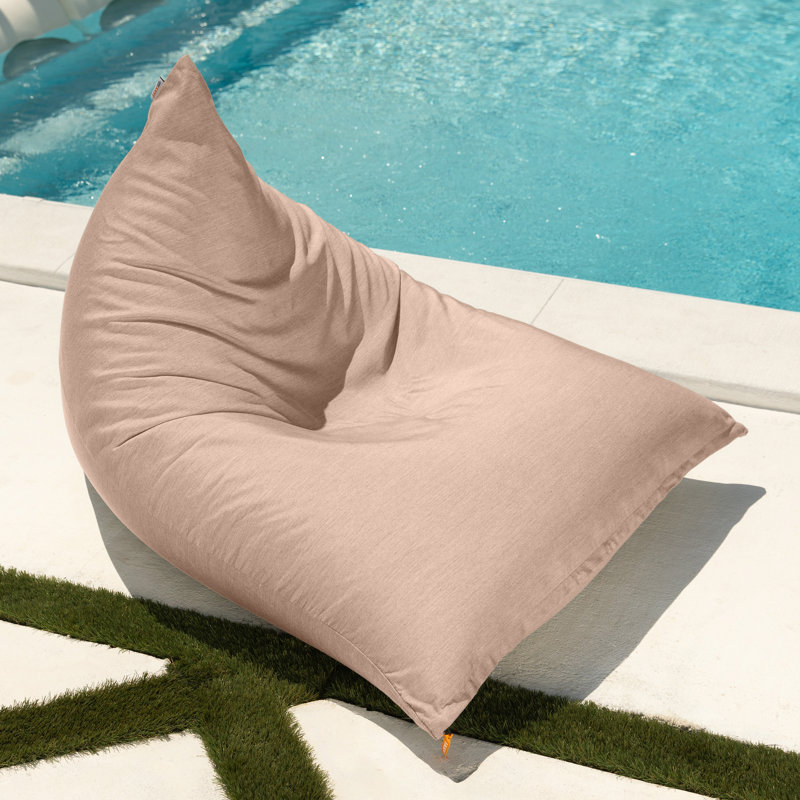 Grand fauteuil poire de détente d'extérieur Twist, Pétale Sunbrella®