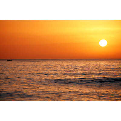 Sunset by Peeterv - Wrapped Canvas Print