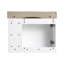 Meuble-lavabo mural avec lavabo en céramique blanche-1333522087