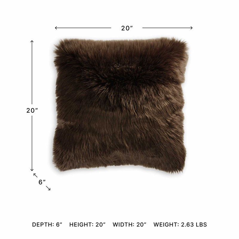 Annalin Solid Colour Throw Pillow