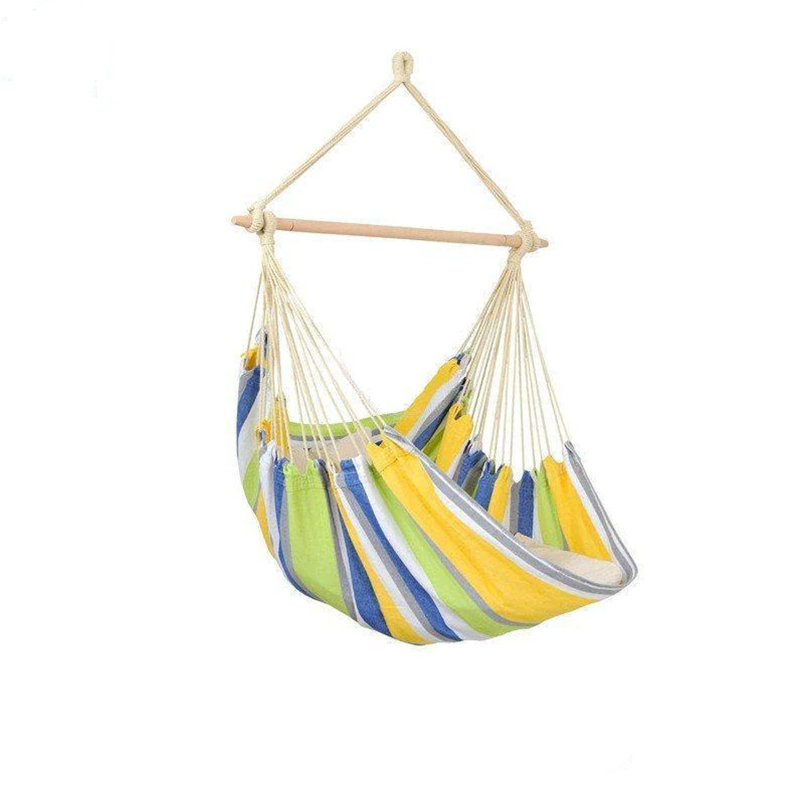 Relax Relax Hanging Chair, Yellow/Green/Blue