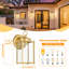 Exterior Waterproof Outdoor Wall Lantern 2 Pack (Bulbs not Included)-1455637982