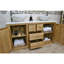 Dedmon 1430mm Free-Standing Double Vanity Unit with Ceramic basin & Tap.-37305221