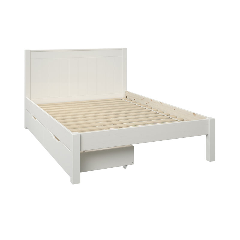 Classic Low End Bed with a Pair of Drawers, Double (4'6)