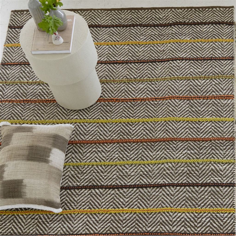 Porthminster Ochre Rug, Rectangle 5'4" x 8'7"