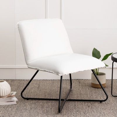 Hachmann Faux Leather Accent Chair