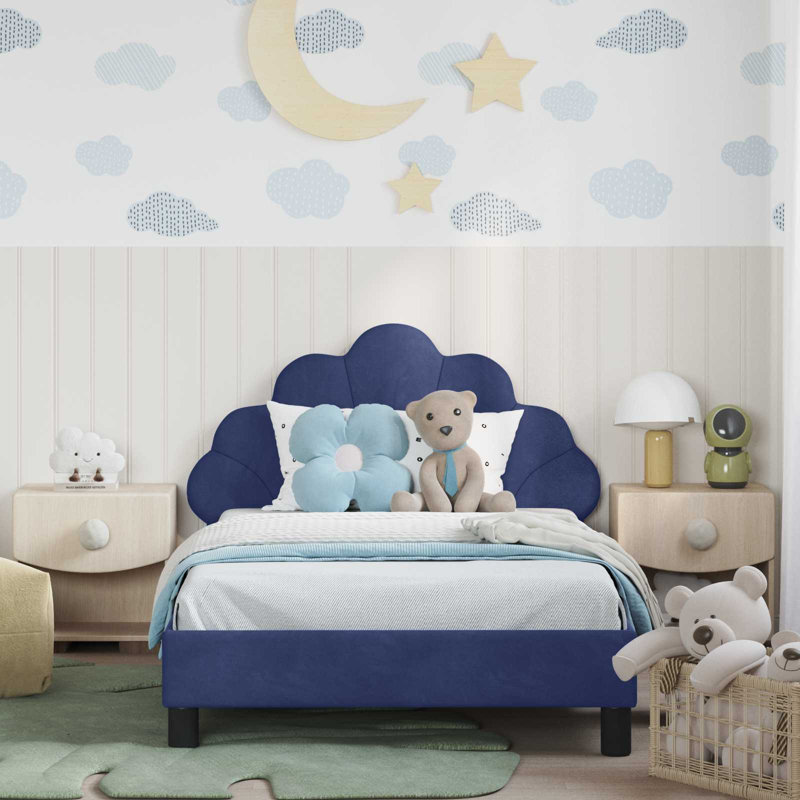 Bed Frame, 100 x 200cm, Police Blue