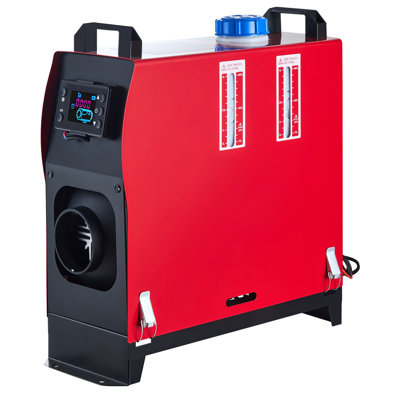 5KW Diesel Air Heater All In One 12V Diesel Parking Heater Silencer 5000W Diesel Heater Remote Control With LCD Switch For RV Motorhome Bus And Trailer