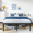Ottery Heavy Duty 18" Metal Bed Frame, No Box Spring Needed, Slots for Headboard Attachment, No Noise-2100084163