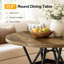 Metal Base Dining Table