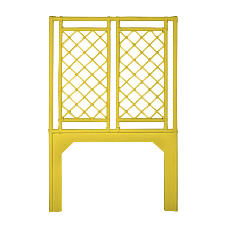 X And Diamond Open-Frame Headboard, Sunflower Yellow, Twin