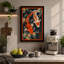 Koi and Blossoms Japandi 1 Piece Wrapped Canvas Wall Art-1276284919-1276284815