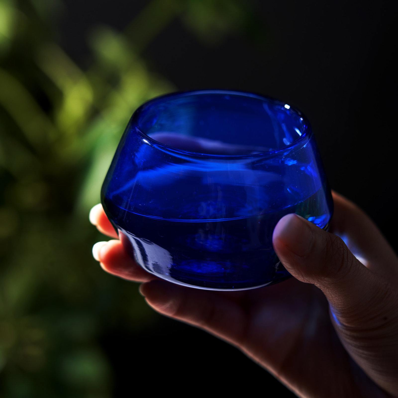 Tequila Copita Glass, Blue