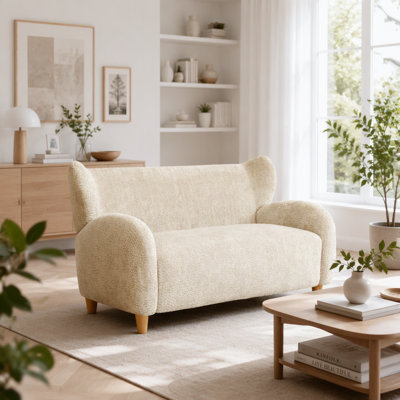 Causeuse en tissu 58 po