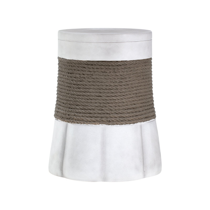 Woven Rope Side Table with sturdy base
