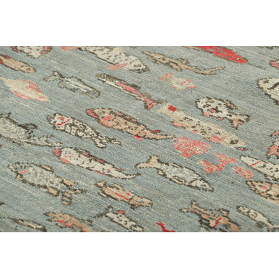 Burano Hand Knotted Wool Area Rug