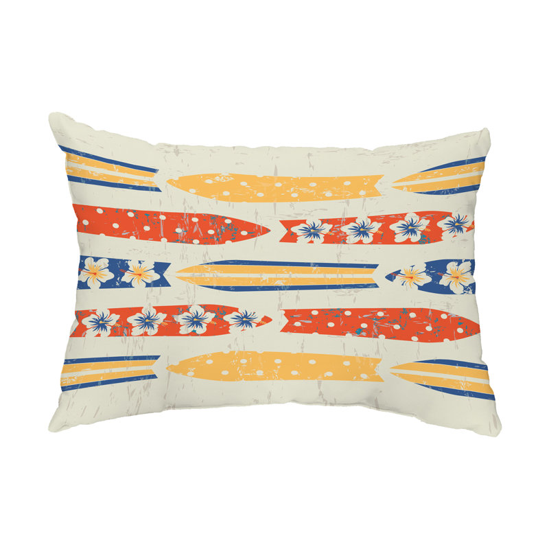 Dean Outdoor Reversible Throw Pillow, Yellow