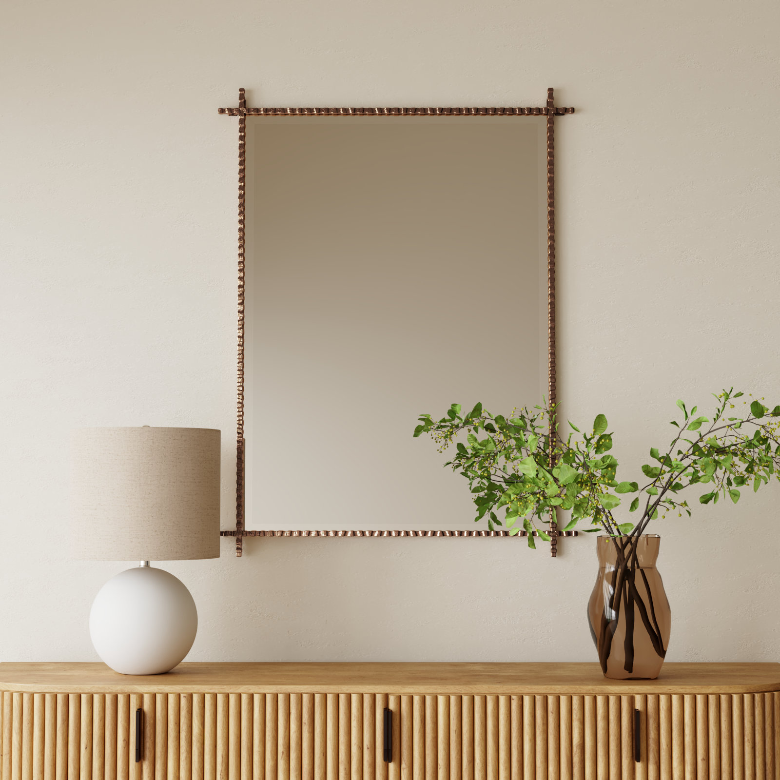 Jareth 34" Beveled Accent Mirror