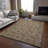 Premium Machine Washable Prisco Brown Rug-1017297099