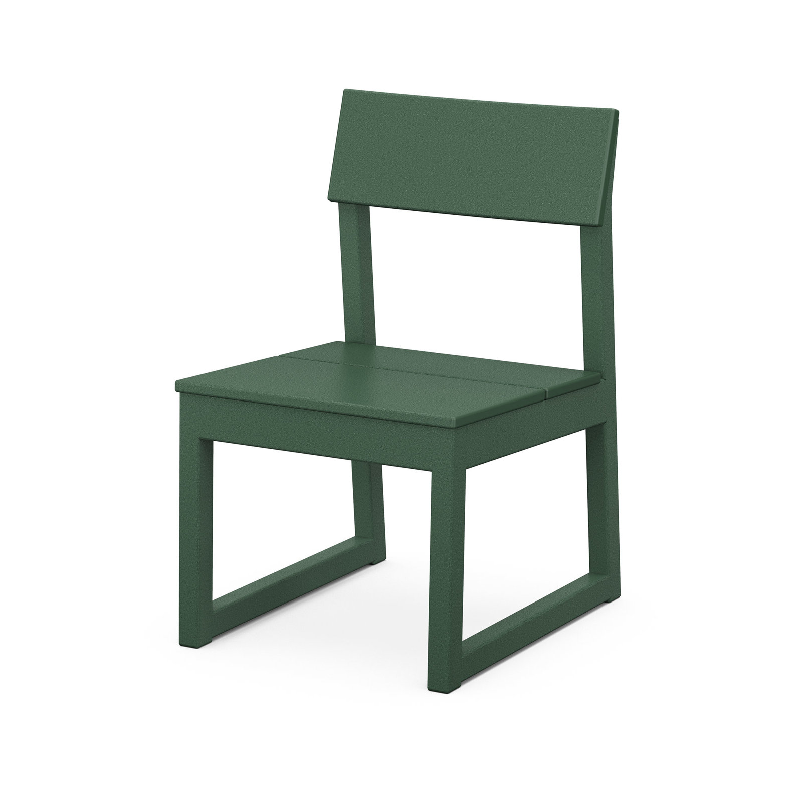 POLYWOOD® Edge Patio Side Chair, Green